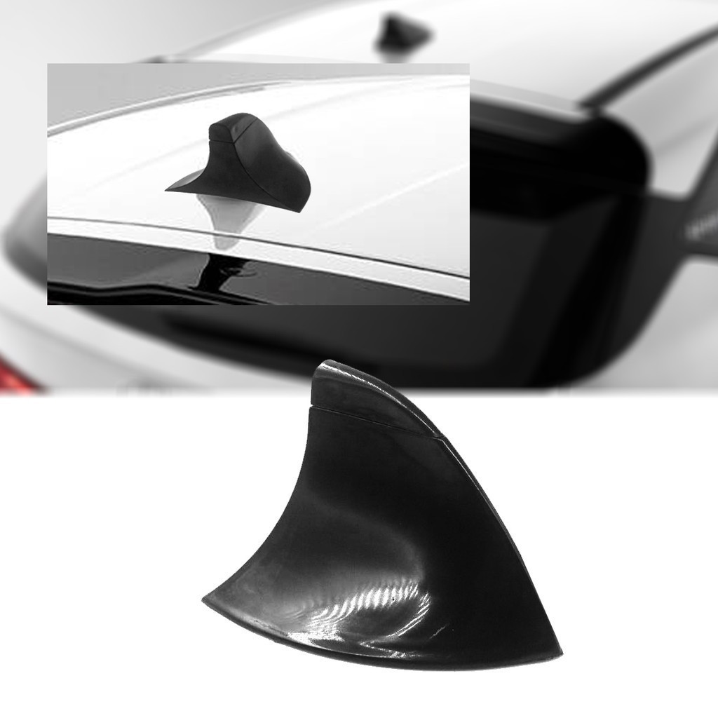 Antena Shark Tubarão Decorativa Cor Preta Universal Todos os Carros Produzido em ABS Imperdível