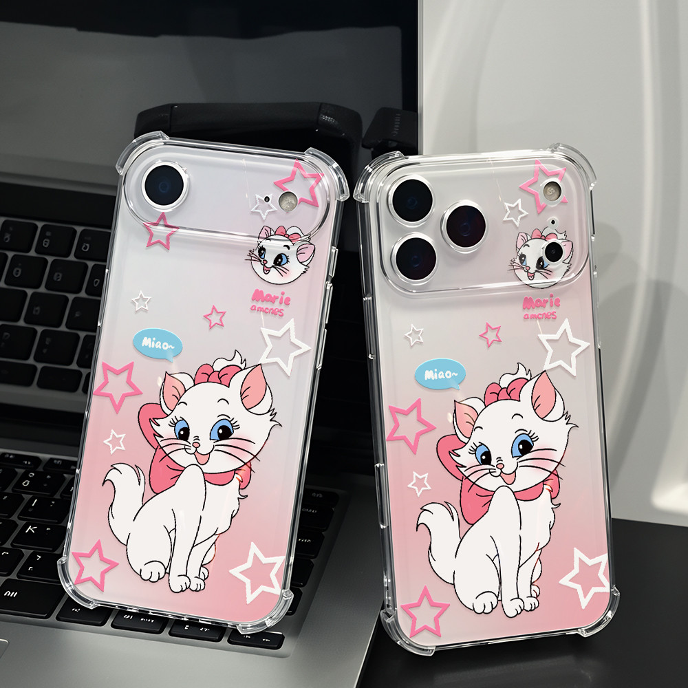 Capa Capinha Para SAMSUNG A01 A02 A03 A05 A05S A06 A07 A10 A11 A14 A15 com estampa de gata Marie J01166