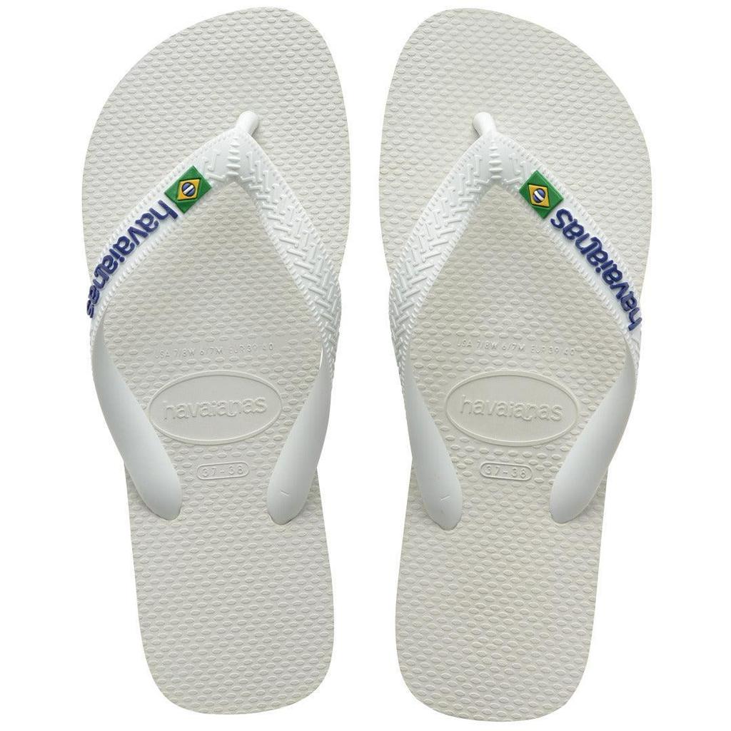 Chinelo Havaianas Brasil Logo Branco