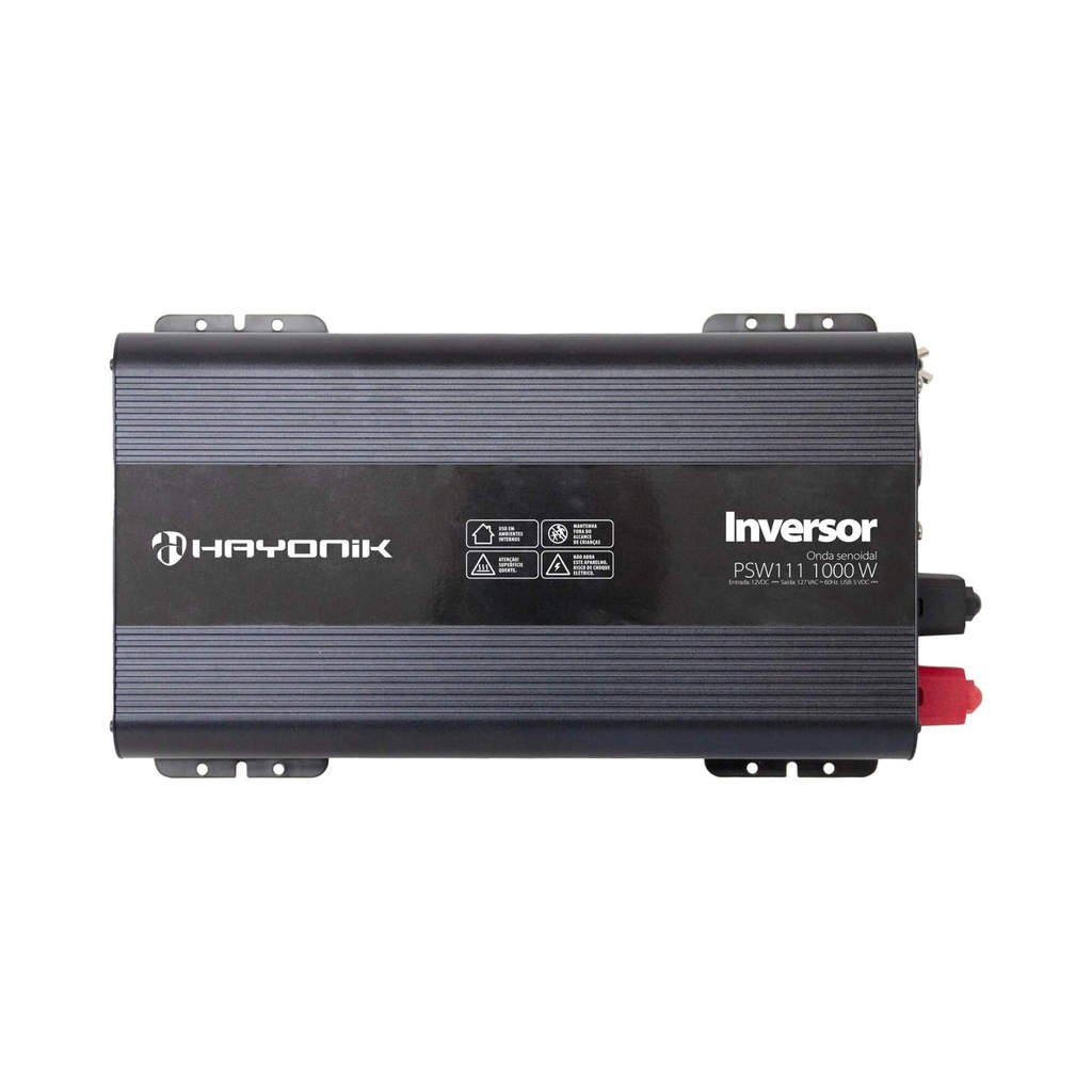 Inversor Automotivo PSW111 Onda Senoidal 1000W 12V/127V Hayonik - 84818
