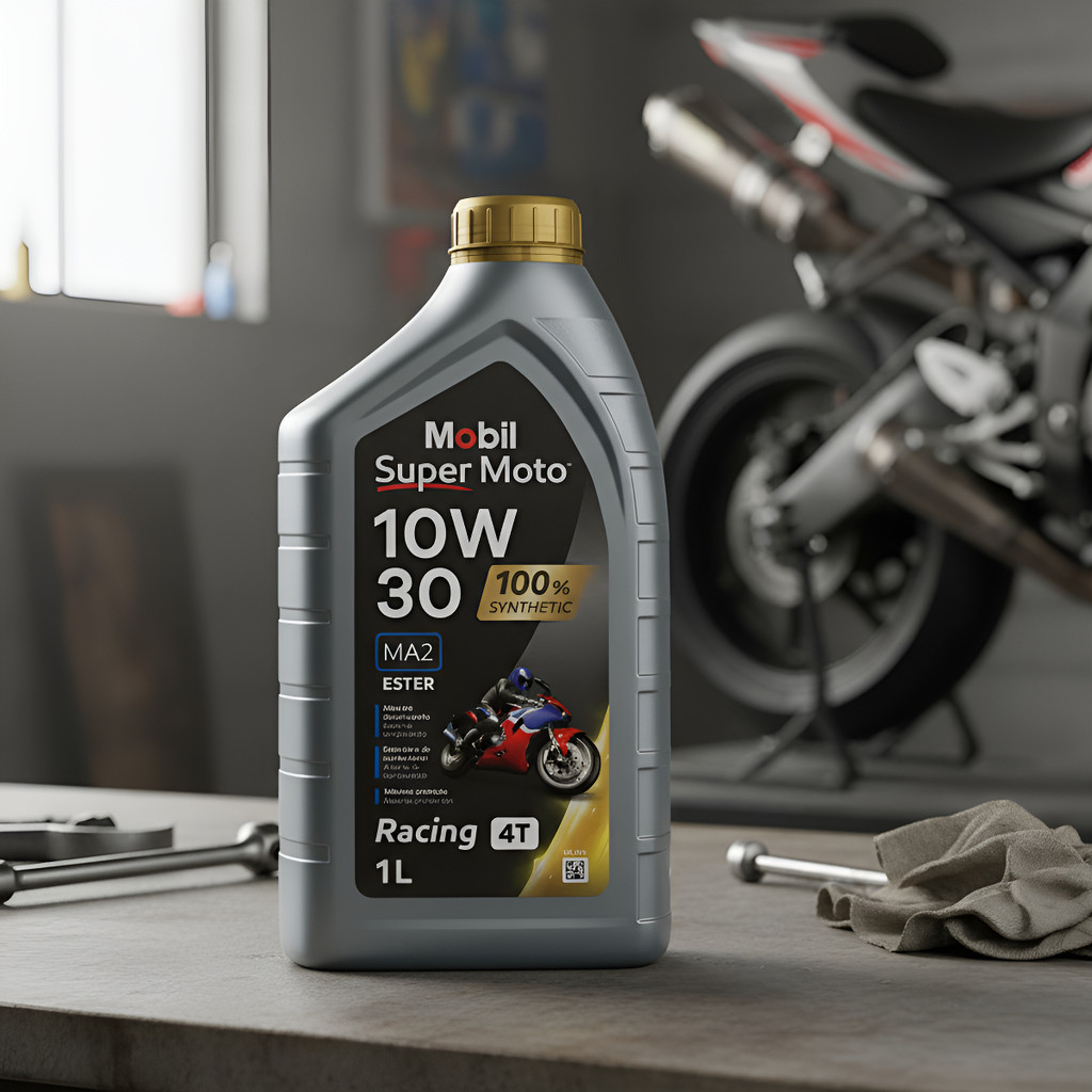 Óleo Motor Mobil 10w30 Sintético Super Moto Racing 4t
