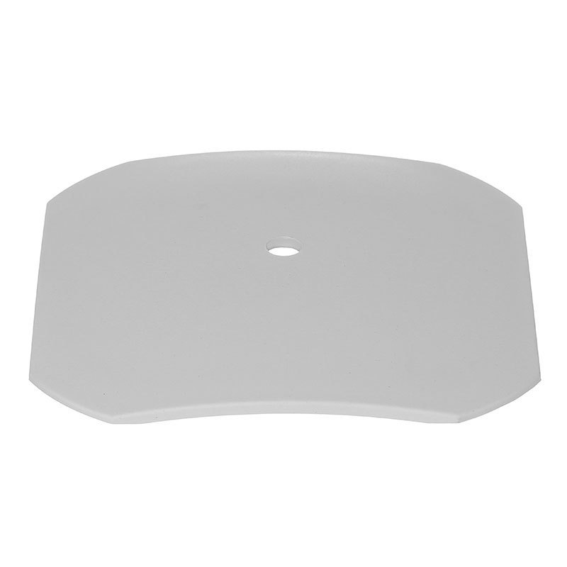 Canopla Base Quadrada Pendente Diâmetro 18,5cm Montagem de Pendente Abajur Branco Preto Rosa Azul