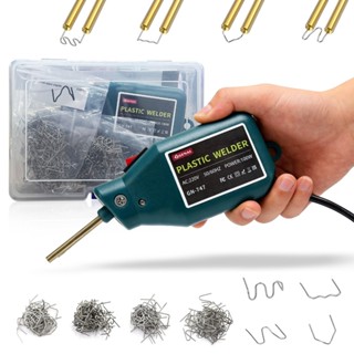 Mini Máquina De Solda Plástica Pistola De 100W 220V 400pcs Kit De Reparo De Pára-Choques em Oferta na Shopee