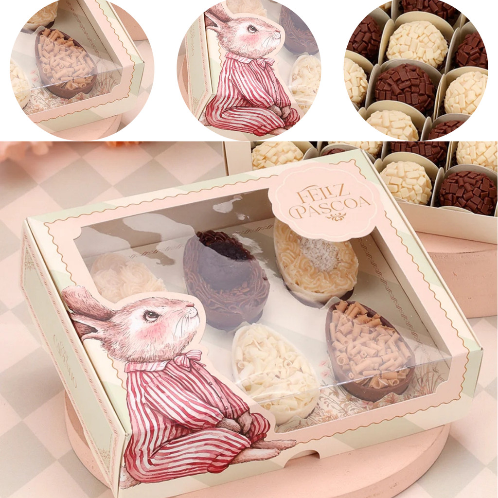 10 CAIXA DEGUSTAÇÃO P/ 6 MINI OVOS 50G OU 20 DOCES RECORDAR 5500 ( PASCOA JANGO 2026 ) em Oferta na Shopee