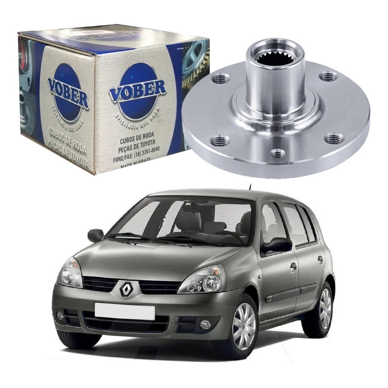 Cubo De Roda Dianteira Clio 1.0 2003 A 2006