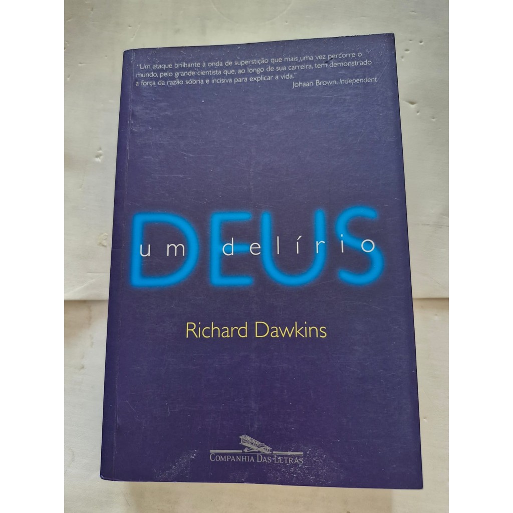 LIVRO, UM DELÍRIO DE DEUS, RICHARD DAWKINS