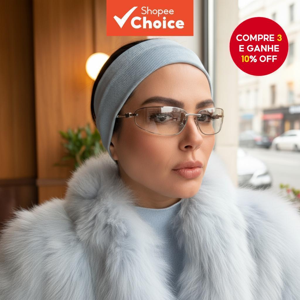 Óculos de sol femininos na moda em cores claras, lente de mercúrio prateado para a primavera antecipada em Oferta na Shopee