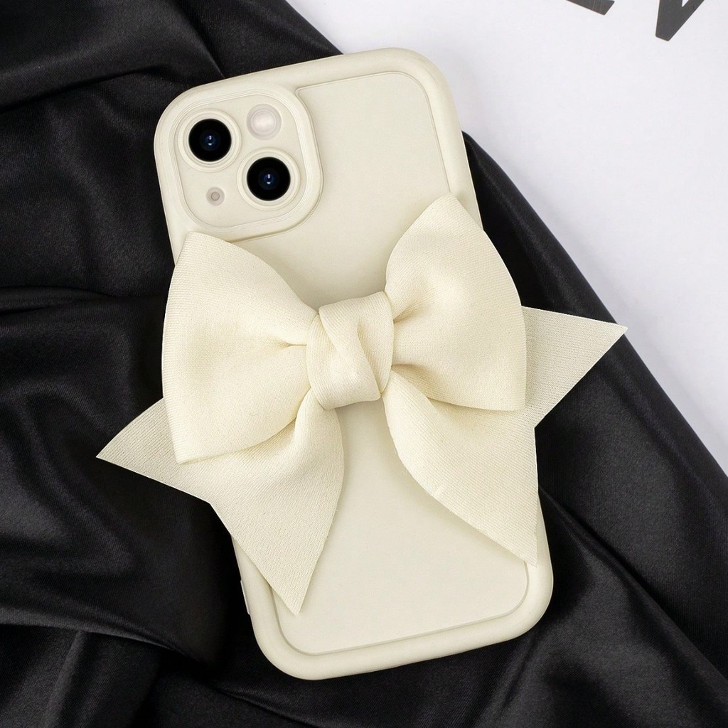 Arco Grande Tridimensional Adequado Para iPhone 17 16 15 14 13 12 11 Pro Max Air Silicone Capa Macia