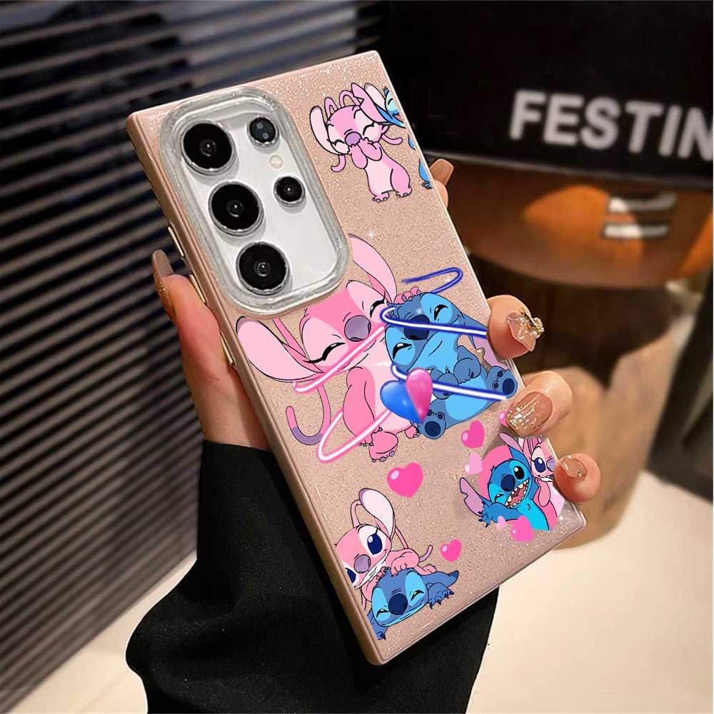 Caso Glitter Para Samsung A17 A07 A06 A15 A16 A14 A13 A12 A32 A56 A36 A55 A54 A23 S26 S25 Casal Ponto Luxo Capa Macia em Oferta na Shopee