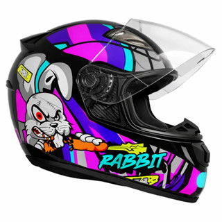 Capacete Moto Feminino Ebf Rabbit Rosa em Oferta na Shopee