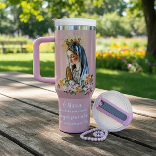 Copo Garrafa Térmica 1200ml Nossa Senhora Aparecida em Oferta na Shopee