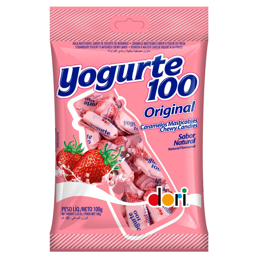 Balas Dori Yogurte 100g em Oferta na Shopee
