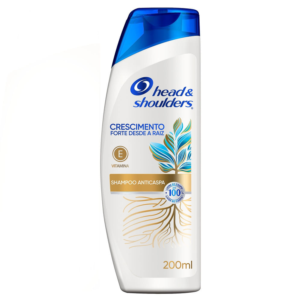 Shampoo Crescimento Forte Head & Shoulders Vitamina E 200ml