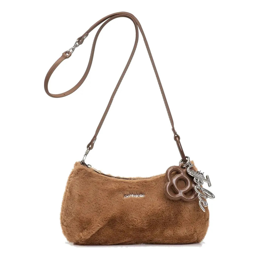 Bolsa Petite Jolie Icon Fur Bag Chocolate Pj11369 Chocolate Lisa