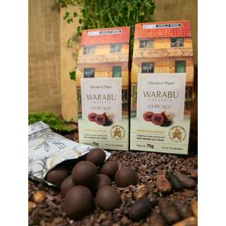 DRÁGEAS DE CUPUAÇU COBERTAS COM CHOCOLATE 75g