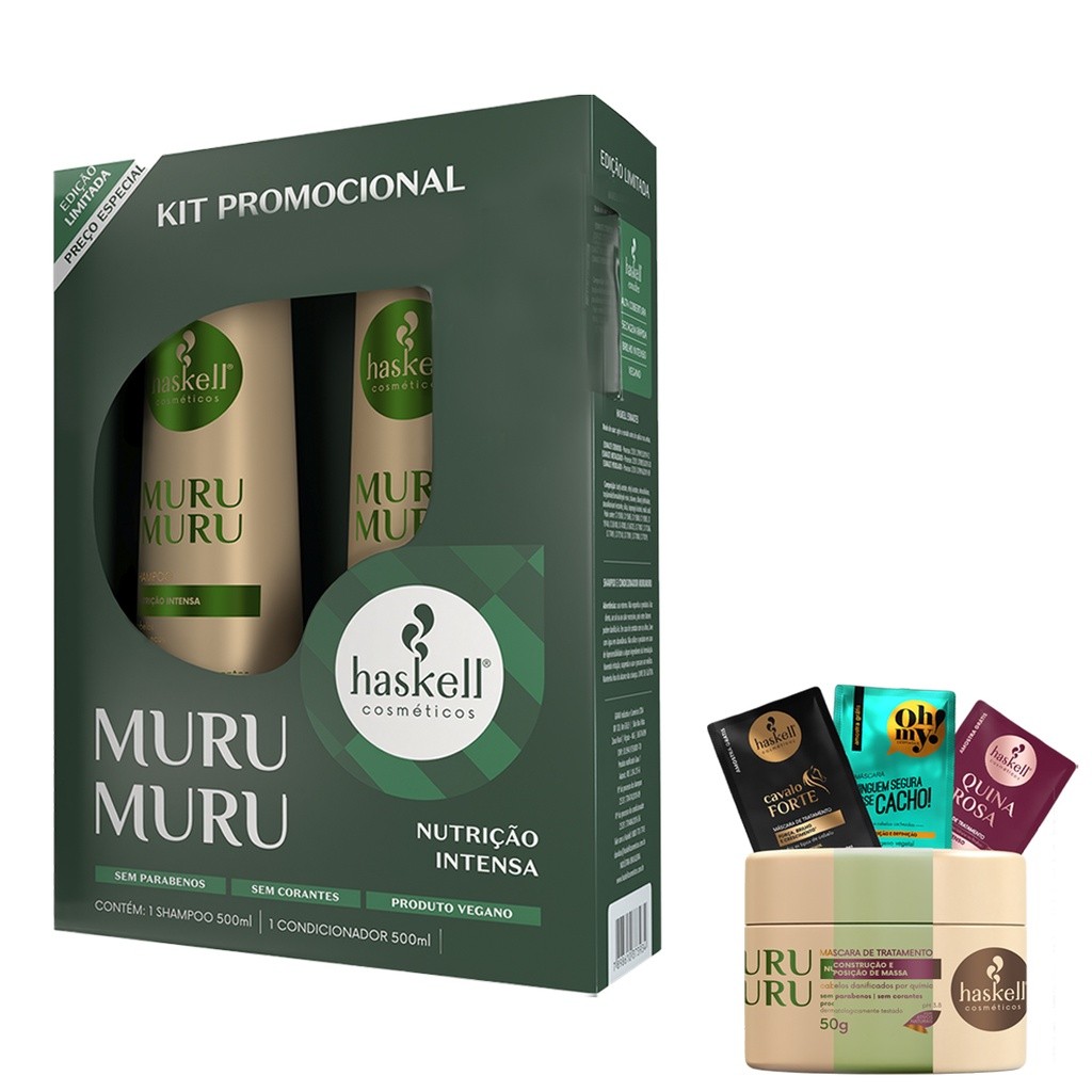 Kit Promopack 500ml Haskell Murumuru