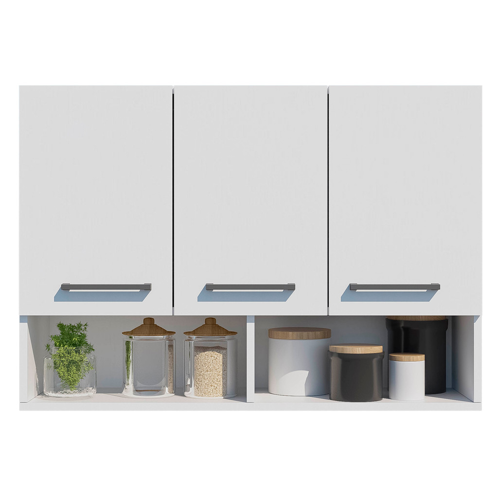 Armário de Cozinha com Prateleiras Internas e Design Clean em Oferta na Shopee