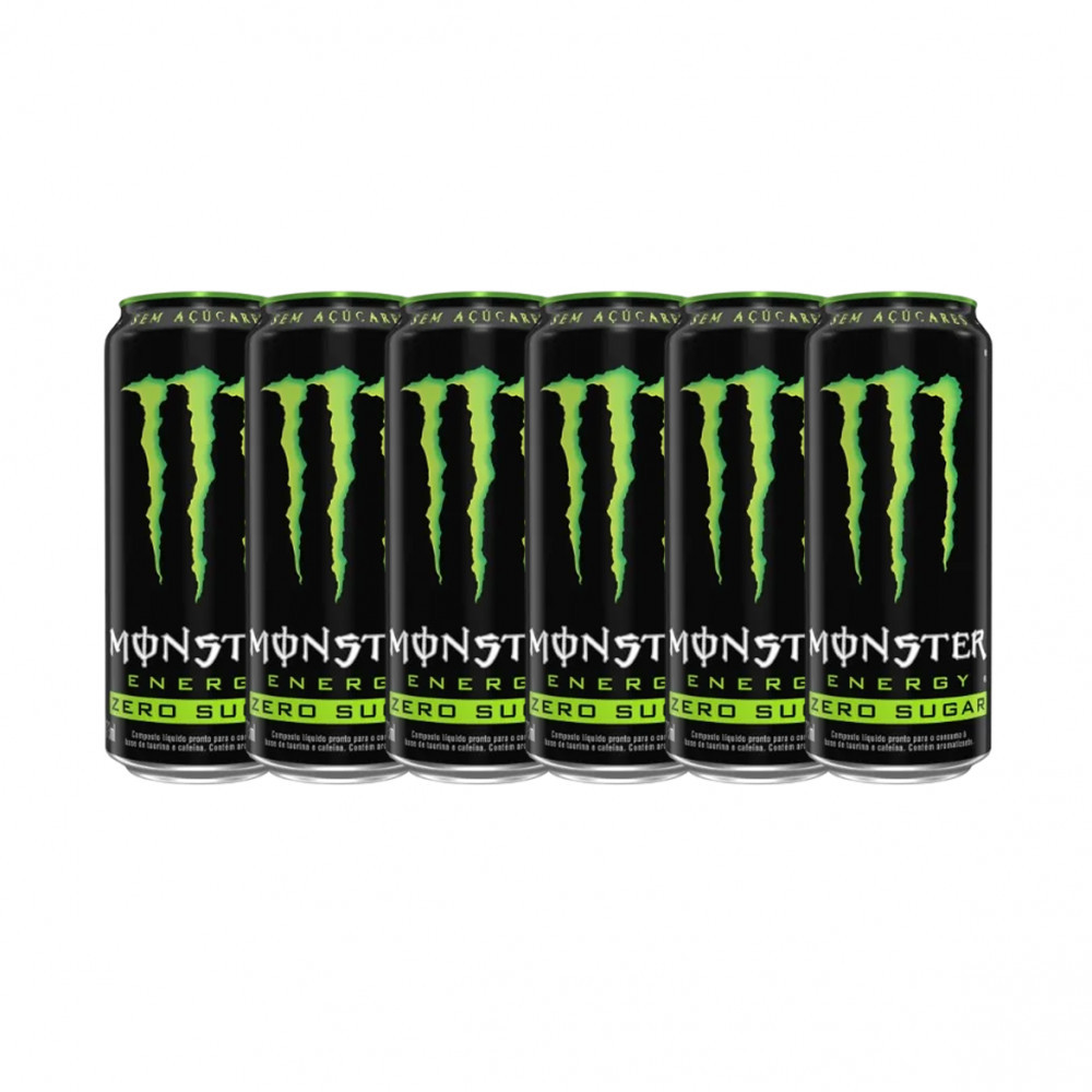 Imagem Energético Zero Açúcar Monster 473ml - 6 Unid.