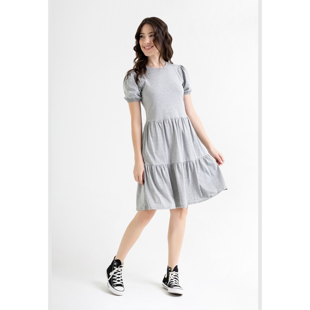 Vestido Curto Básico em Meia Malha Just Basic em Oferta na Shopee