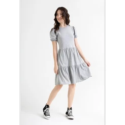 Vestido Curto Básico em Meia Malha Just Basic