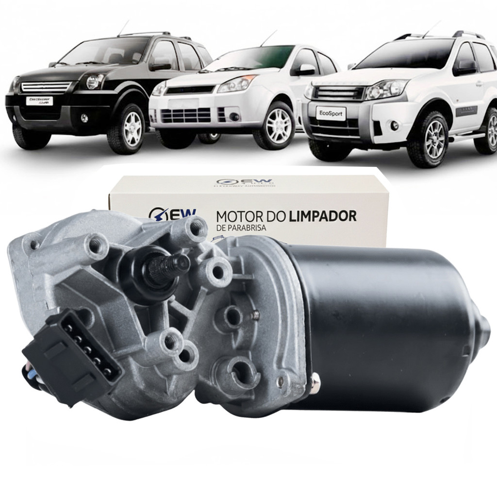 Motor Limpador Vidro Parabrisa Fiesta Ecosport 2004 A 2012