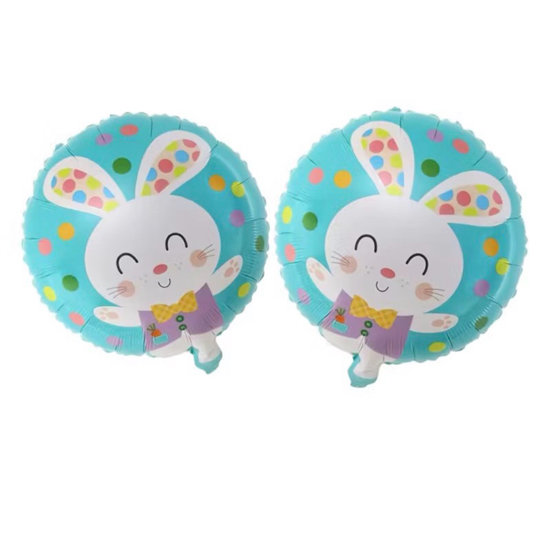 Kit C/5/10 Balão Coelho/Coelhinho/Da Páscoa Metalizado 45Cm em Oferta na Shopee
