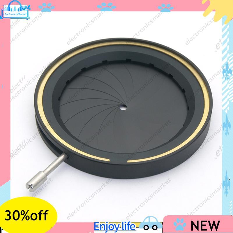 2.5-36mm Ampliando Diâmetro Metal Zoom Íris Óptica Diafragma Abertura Condensador Para Lente Da Câmera Microscópio
