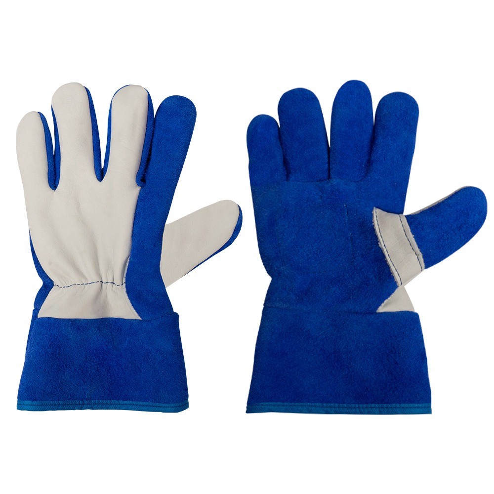 Luva mista camurça e vaqueta 7 cm - RLL-LM07 Rotterman em Oferta na Shopee