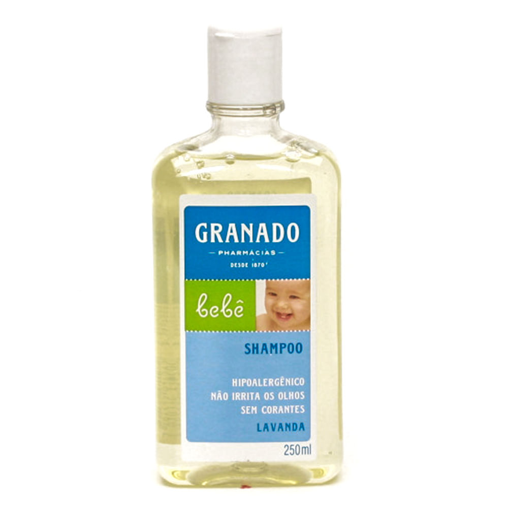 Shampoo Infantil Granado Bebê Lavanda 250ml em Oferta na Shopee