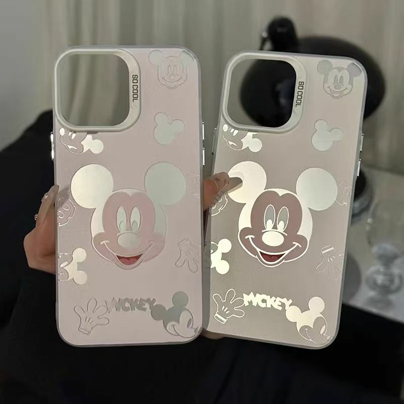 Capinha Capa Para iPhone XR XS MAX 7 8 14 15 16 PLUS 11 12 13 14 15 16 17 PRO MAX Cabeças do Mickey e da Minnie Disney em Oferta na Shopee