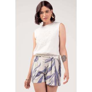 Shorts Feminino Godê Marialícia Marinho em Oferta na Shopee