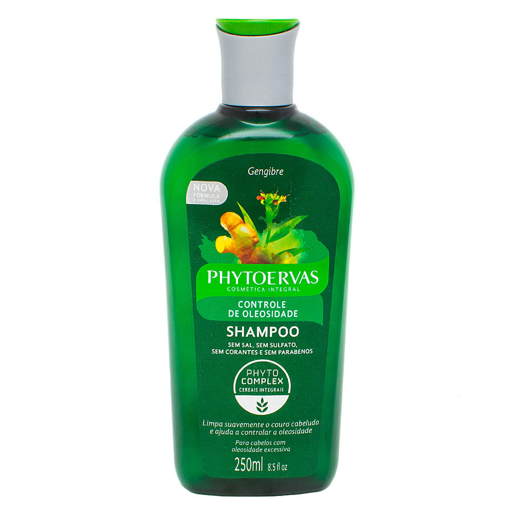 Shampoo Phytoervas Controle de Oleosidade Sem Sal com 250ml em Oferta na Shopee