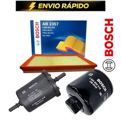 Kit Filtro oleo ar Combustivel VW Gol Voyage G5 G6 1.0 ORIGINAL BOSCH / Envio Rapido