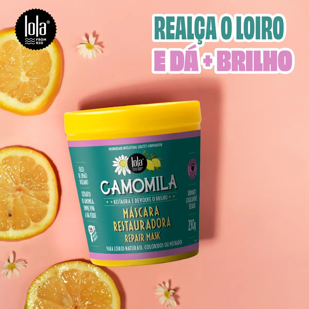 Mascara Restauradora Lola Cosmetics Camomila 100g · foto 2