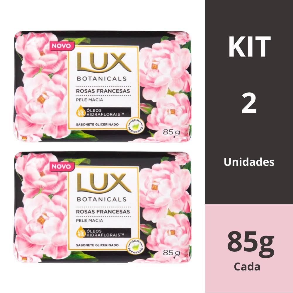Sabonete Lux Barra Botanicals 85G Rosas Francesas Kit 2 Unidades em Oferta na Shopee