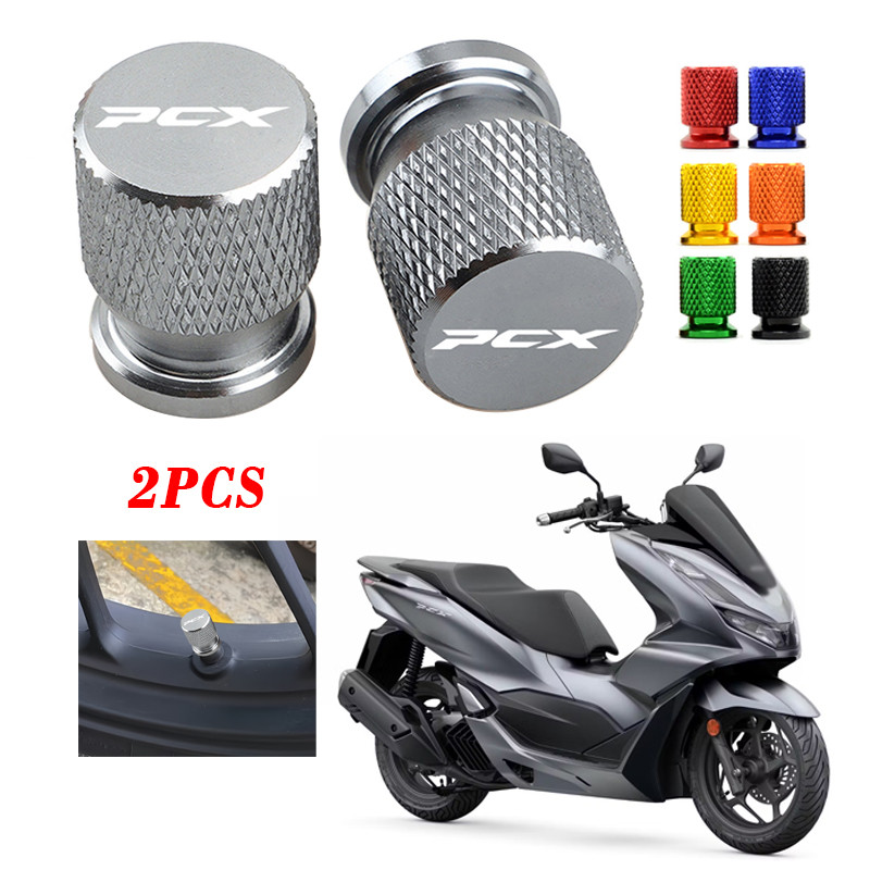 Para Honda PCX125 PCX150 PCX160 PCX 160 150 125 Válvula De Pneu Da Motocicleta Porta Ar Tampa Haste Plug CNC Alumínio Lo