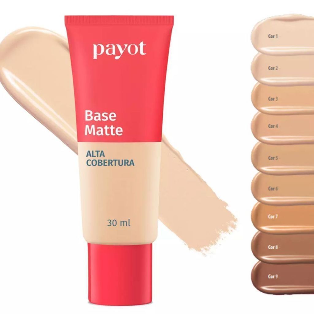Base Matte Alta Cobertura PAY0T 30mL em Oferta na Shopee