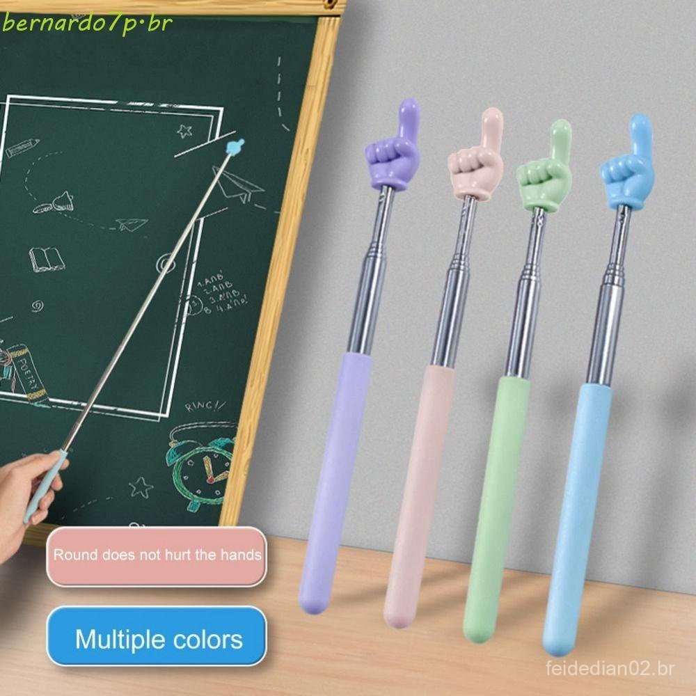 Ponteiro Guia De Leitura BNARDO , De Ensino Retrátil Em Formato De Dedo , Telescópico