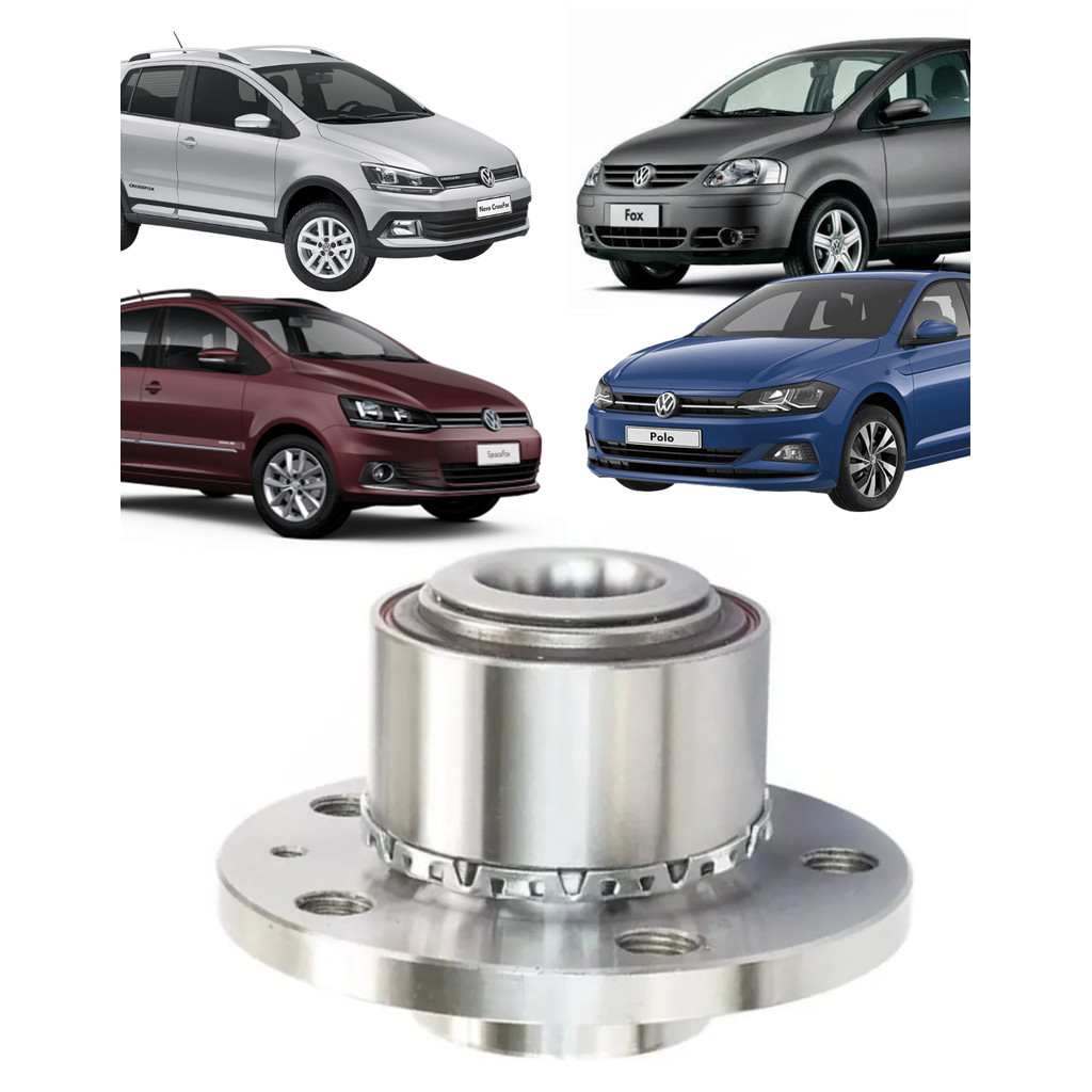 Cubo Roda Dianteiro Crossfox Fox Polo 5 Furos C/rol C/abs