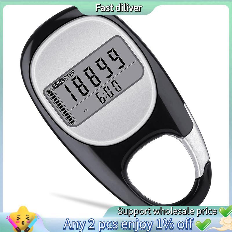 Pedômetro 3D Para Passos E Milhas , Contador Portátil Caminhar Com Distância