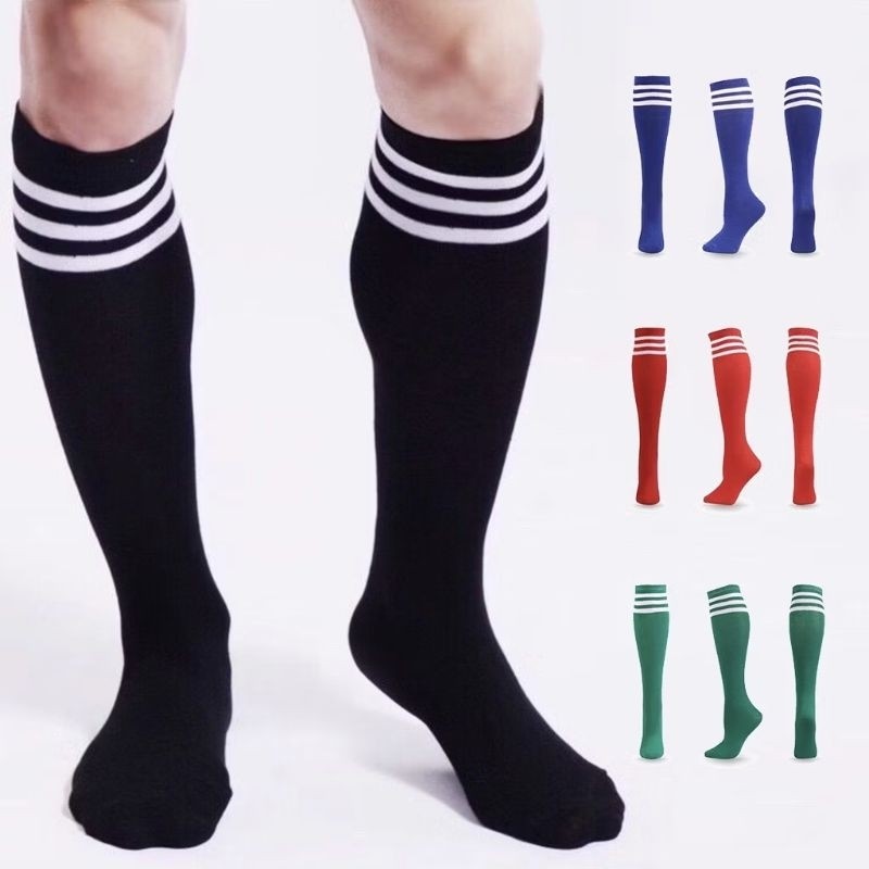 Kit 3 Meião de Futebol Esportiva Adulto Meia Alta Over The knee