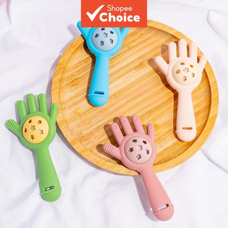 Mordedor De Palma Leve E Agarrado , Brinquedo De Iluminação Tátil Auditivo Para Bebês , Presentes De Aniversário