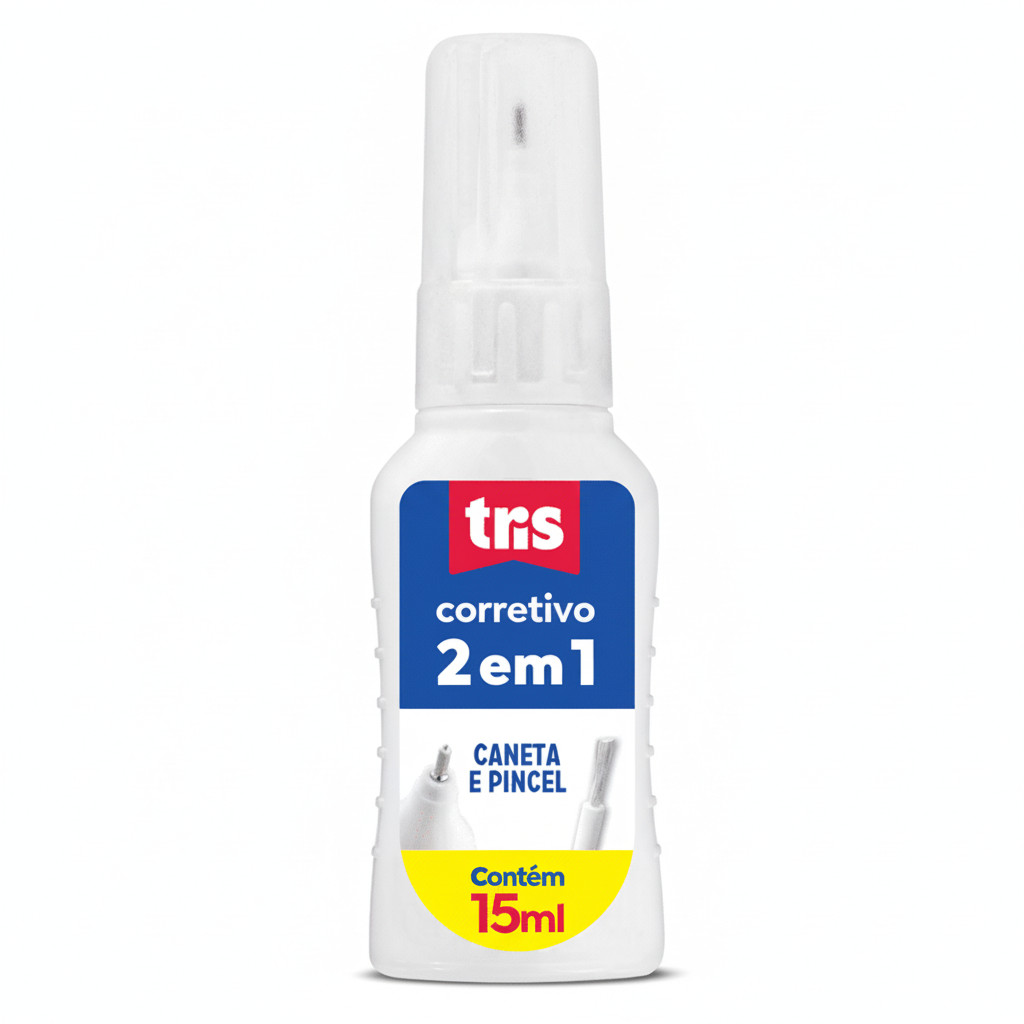 Corretivo Líquido Tris 2 em 1 15 ml