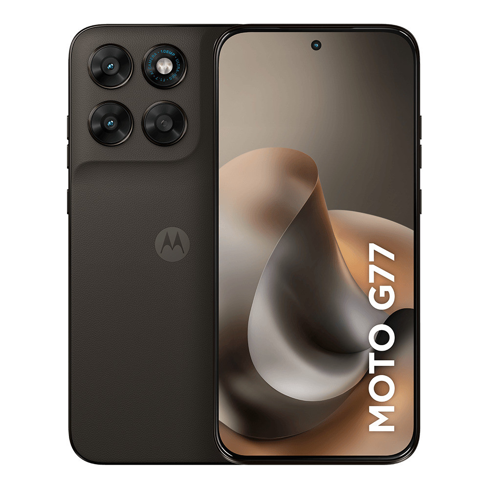 Smartphone Motorola Moto G77 5G 256GB - Marrom, 24GB (8GB RAM + 16GB RAM Boost),