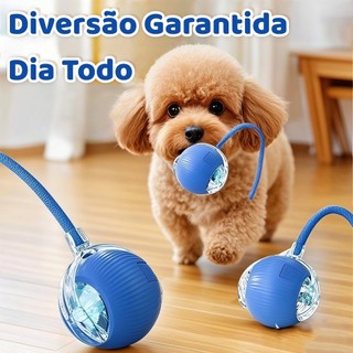 Bola Automática Interativa para Pets, Brinquedo com Movimento Automático, Divertimento e …