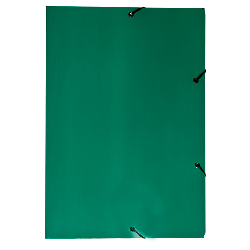 Pasta com aba elástico ofício Duplex verde 0199.T Dello em Oferta na Shopee