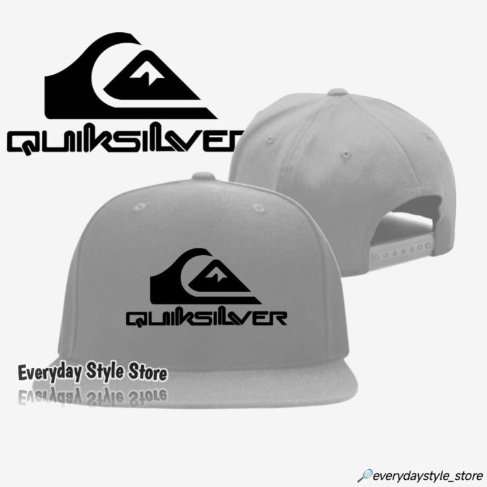 Boné De Caminhoneiro Snapback Ajustável Quiksilver , Estoque Pronto , Surf , Skate , Estilo Rua , Hip Hop , Chapéu De Be