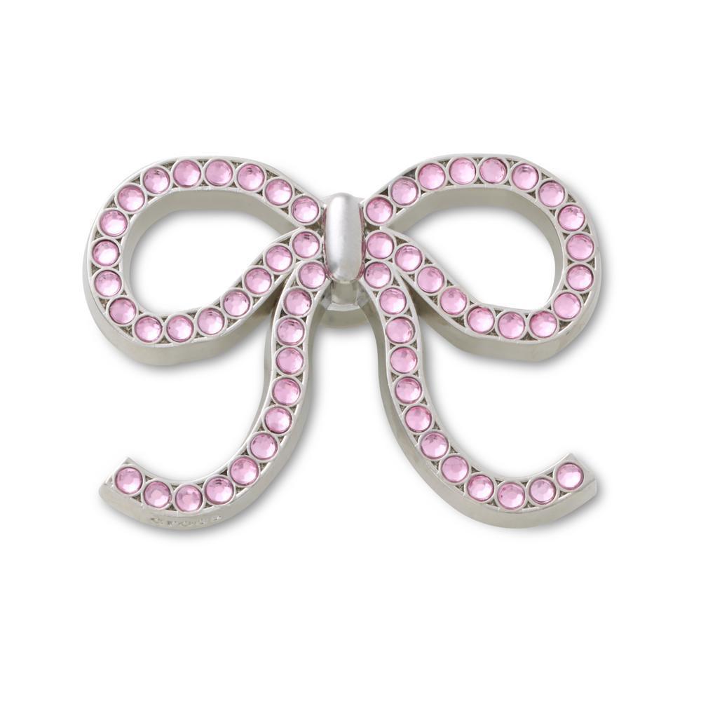 Jibbitz™ Laço Rosa Com Pedras Único