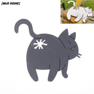[Bem Home] Clipe De Pão De Gato Engraçado 3D Impresso Saco Suporte De Novidade Gadget De Cozinha Para Amantes De Gatos A em Oferta na Shopee