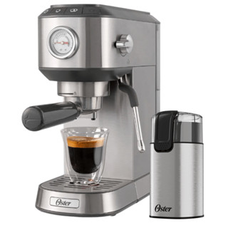 Kit Cafeteira Espresso Compacta e Moedor de Café Elétrico Oster em Oferta na Shopee